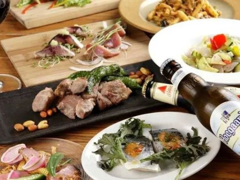 【人気No.1プラン】お料理6品＋フリードリンク2時間