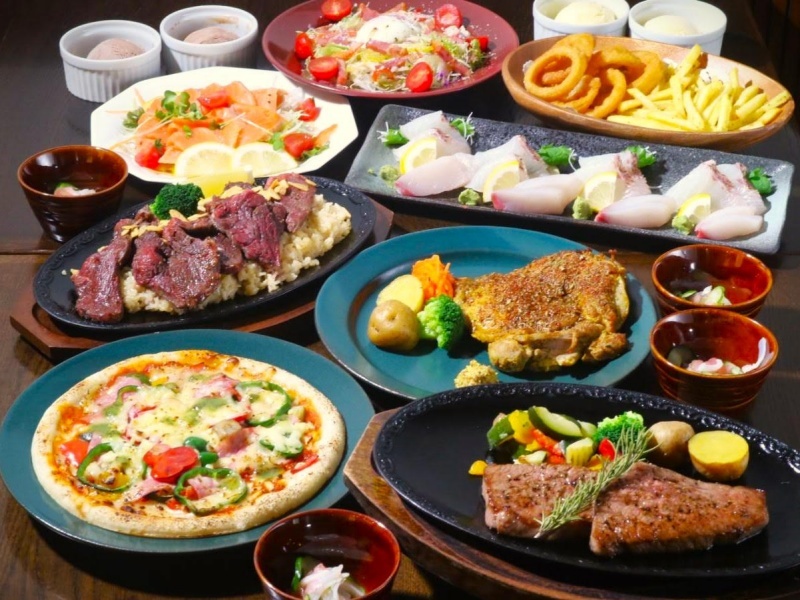 【珍陀亭　長崎IKホテル店】～貸切限定・立食～
海鮮カルパッチョ×スパイシーチキン×ピザ◎120分飲み放題プラン