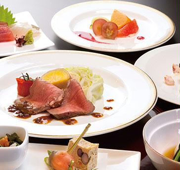 2F宴会場 コース料理一例