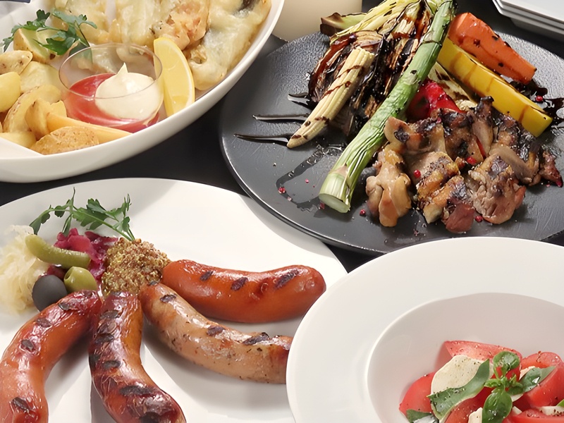 【お料理(例)】
軽食中心のプランもございます。