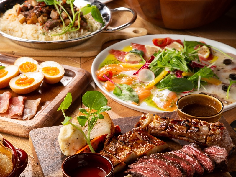 【デラックスパーティーコース】2時間飲み放題付　5830円⇒5300円(税込)