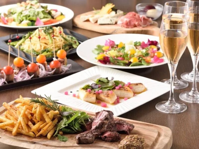 【無料ゲーム付き！】ビュッフェ6品+フリードリンク5,000円