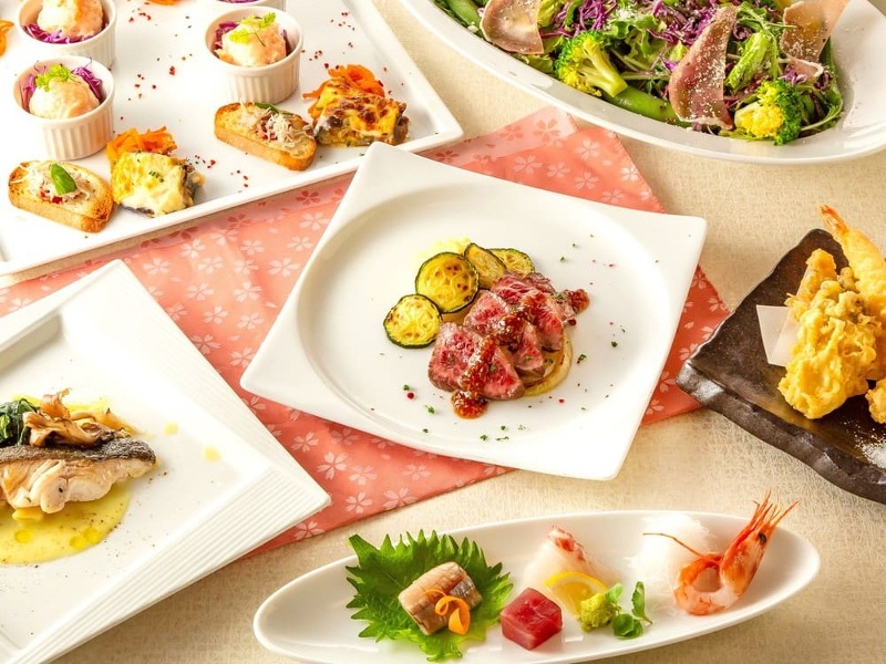 【夢見月コース】全8品 2時間飲放題付　6600円⇒6000円