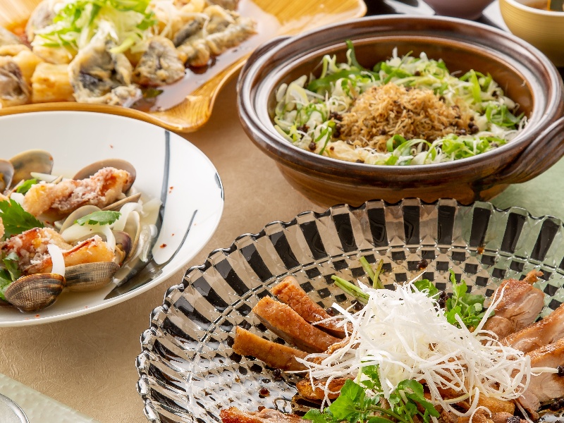 【あかつきコース】全6品 2時間飲放付 5280円⇒4800円（税込）