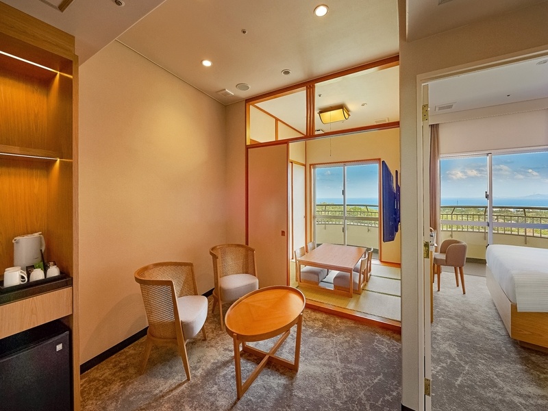 スイートキングガーデンビューリビング