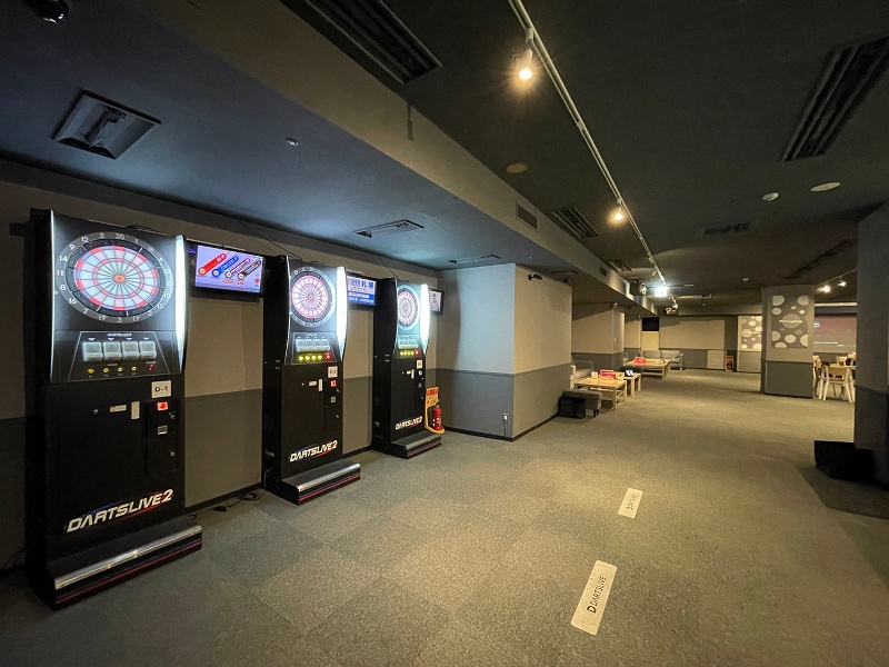 ダーツスペース
ダーツ×3台(投げ放題)