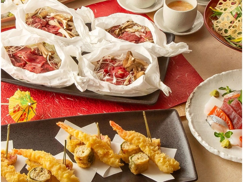 《個室確約》【厳選コース】全9品 2時間飲放付 5830円⇒5300円（税込）