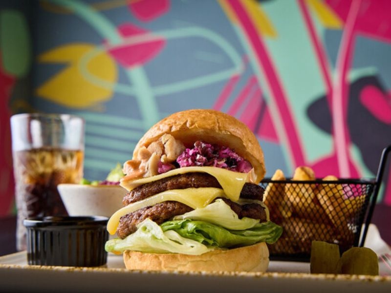 和牛100％銀座ダブルチーズバーガー 