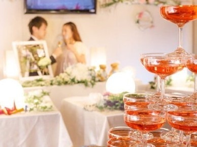 【結婚式二次会・1.5次会・ウエディングパーティー・記念パーティー】ウエディングコース　※3時間飲み放題付き！
