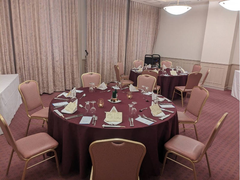 2F宴会場カトレア 円卓コース料理 一例