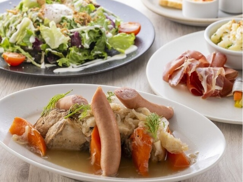 カジュアルに楽しめる本格ドイツ料理です。