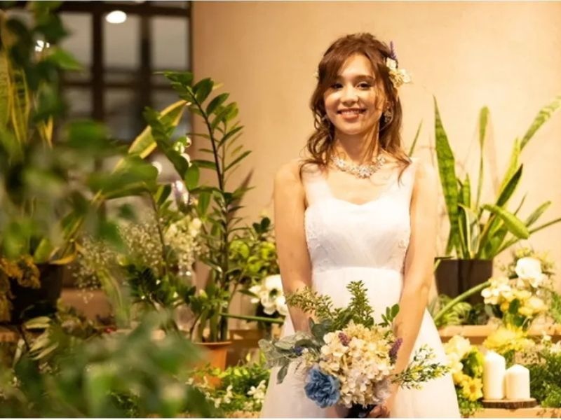 流行りのナチュラルな会場です。