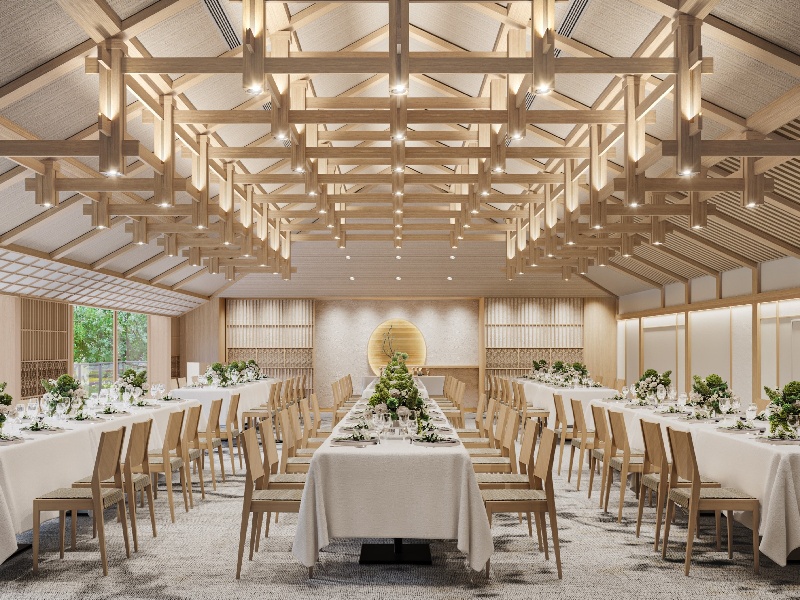 宴会場 桜
着席:80名
立食:100名
シアター:80名
スクール:60名