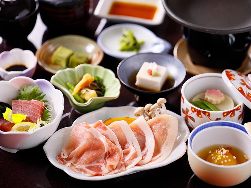 【特別メニュー】15名様以上・1時間未満のご利用前提（バスストプなど）ヤマトポークの和食膳3,300円