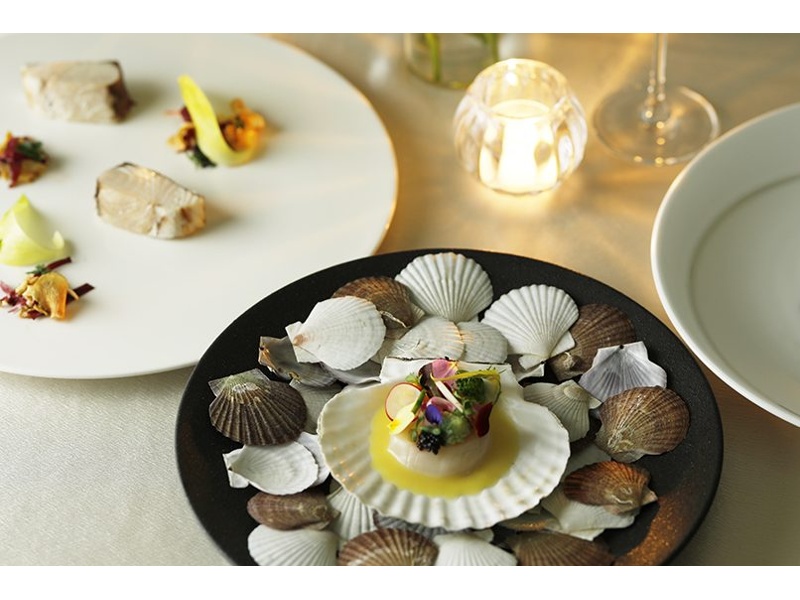 視覚でも楽しめるお料理の数々