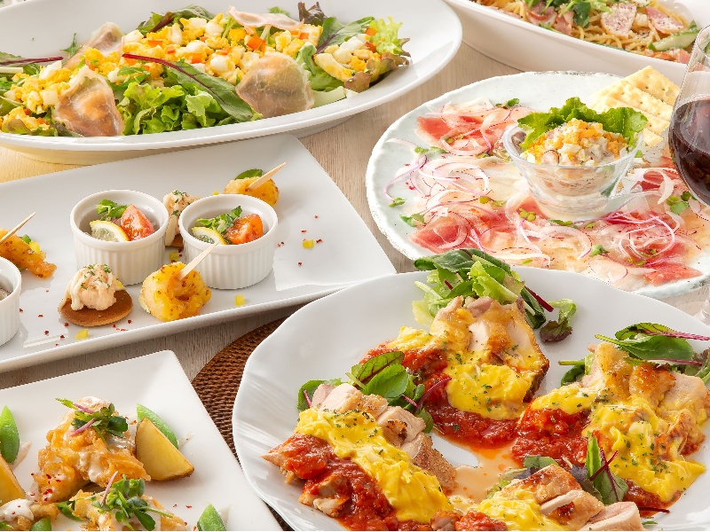 【びすとろコース】全7品 2時間飲放付 4730円⇒4300円（税込）