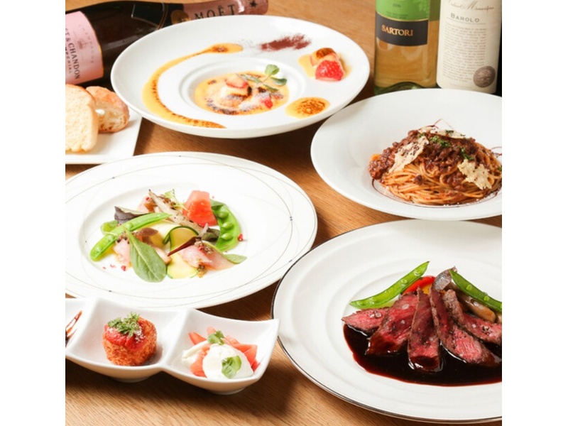 【5000円でこの満足度は間違いなし】全9品＋2時間飲み放題付きのコスパ抜群プラン