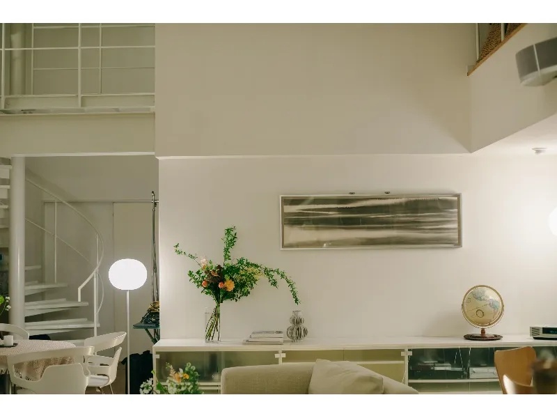 天井高のある開放的な空間