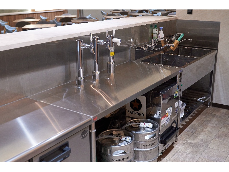 【バーカウンター内設備】- グレイドパーク 新橋駅前7F（銀座口）