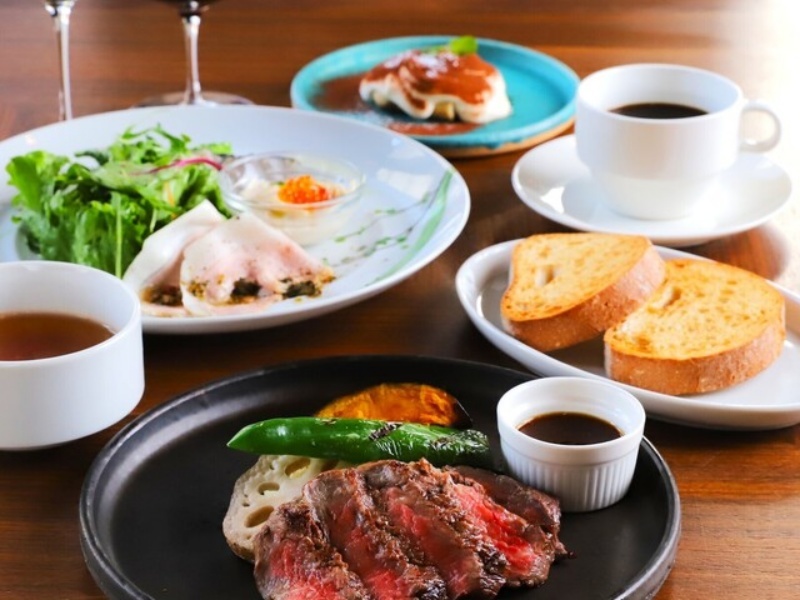 火入れにこだわった本格ステーキをランチで