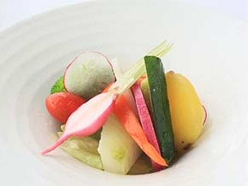 野菜も採れたて&こだわりのものを使用。