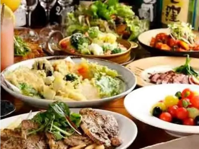 【充実プラン】お料理6品＋フリードリンク2時間