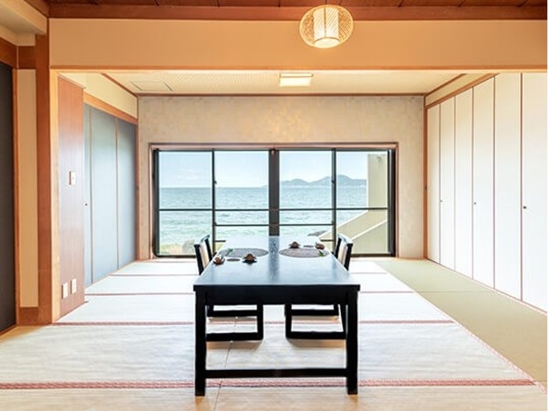 オーシャンビューの個室